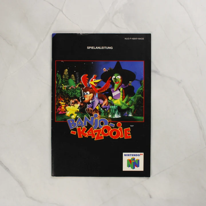 Banjo-Kazooie Nintendo 64 használati útmutató