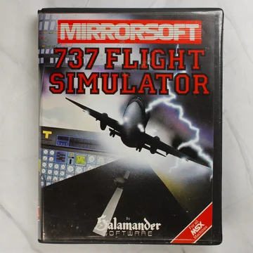 A 737 Flight Simulator MSX játék dobozának előlapja