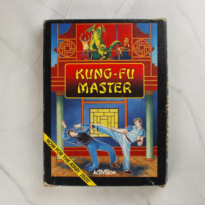 Kung-Fu Master Atari 2600 játék dobozának előlapja