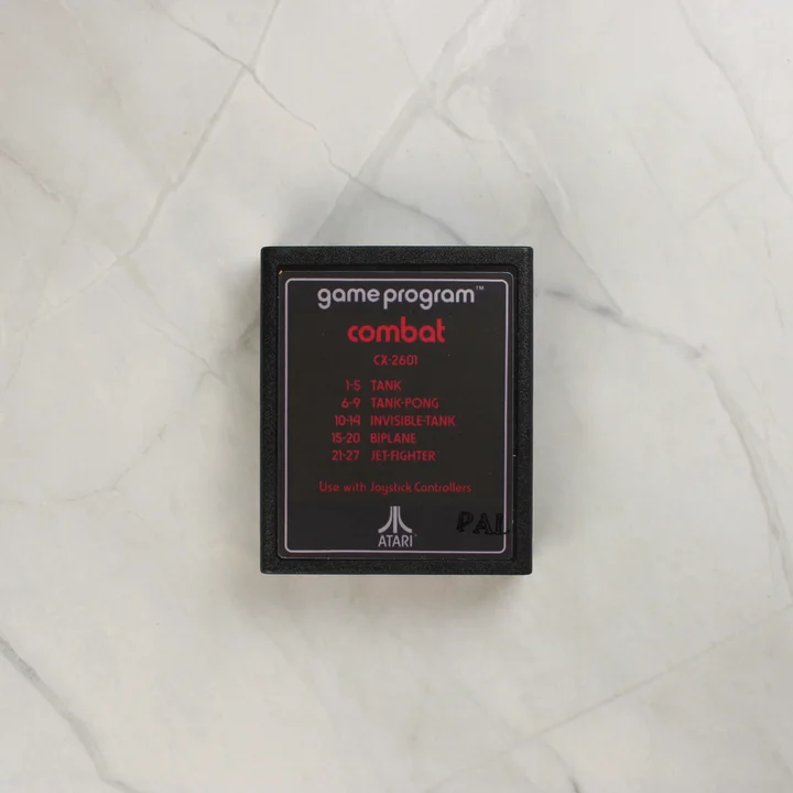 Atari Combat videójáték cartridge