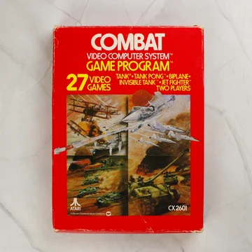 Atari Combat videójáték dobozának előlapja