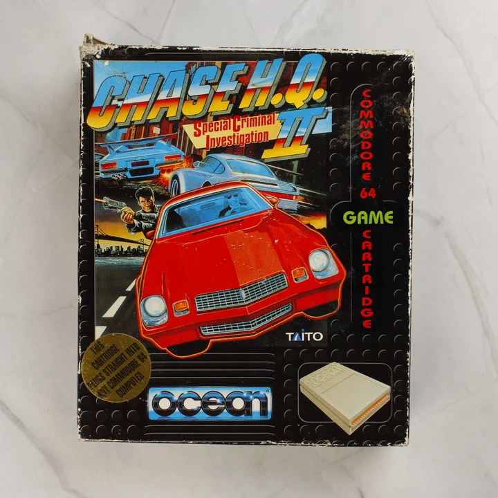 Chase H.Q. II Commodore 64 játék dobozának előlapja
