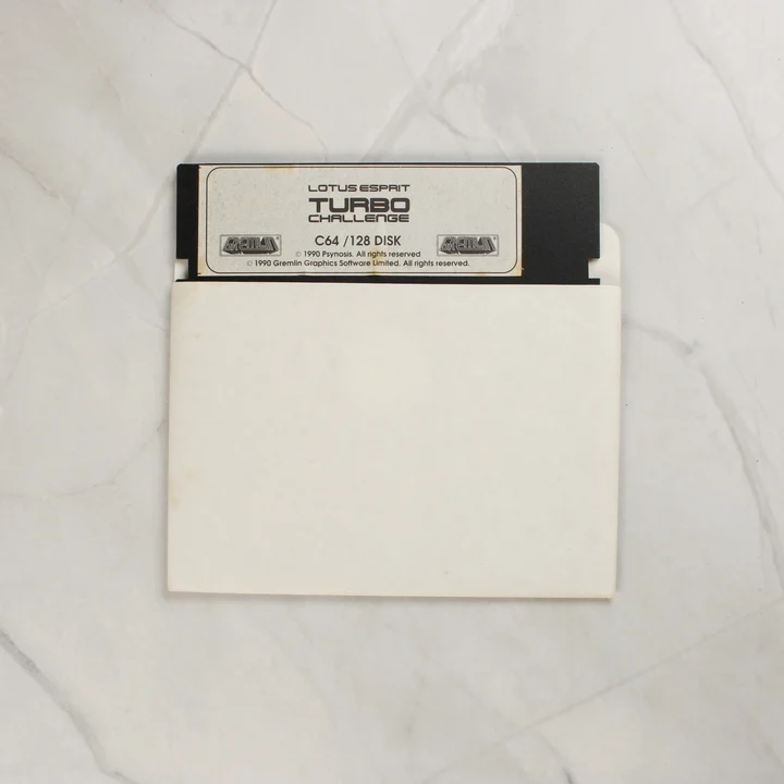 Lotus Esprit Turbo Challenge 5,25 colos floppy lemez