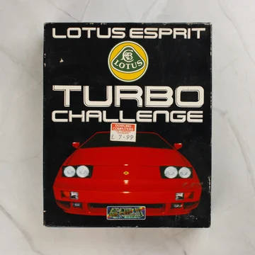 Lotus Esprit Turbo Challenge videójáték dobozának előlapja