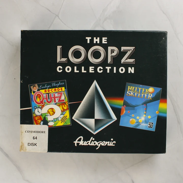 The Loopz Collection Commodore 64 játék dobozának előlapja