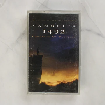 Vangelis 1492 Conquest of Paradise kazetta elölnézete tokban