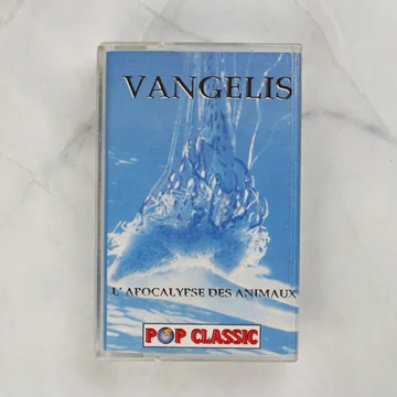 Vangelis L'Apocalypse Des Animaux magnókazetta elölnézete tokban