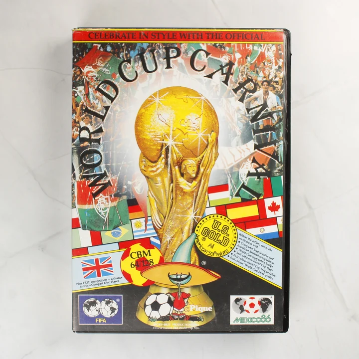 World Cup Carnival C64 borítókép World Cup Carnival Commodore 64 játék előlapja