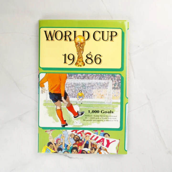 World Cup Carnival füzet World Cup Carnival 1986-os világbajnoki füzet borítója