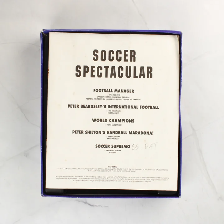 Soccer Spectacular használati útmutató