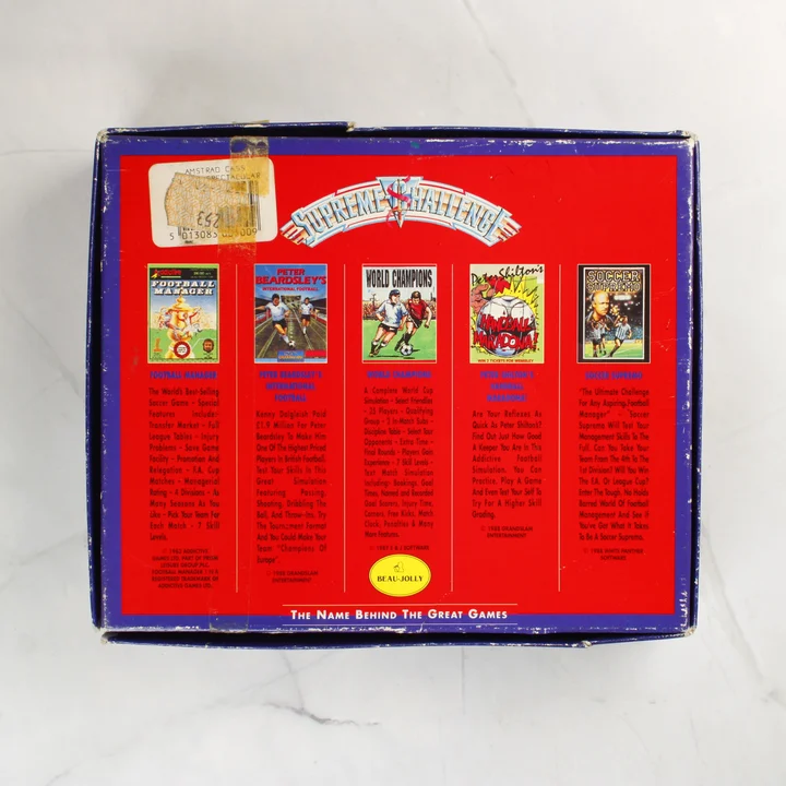 Soccer Spectacular doboz hátoldala