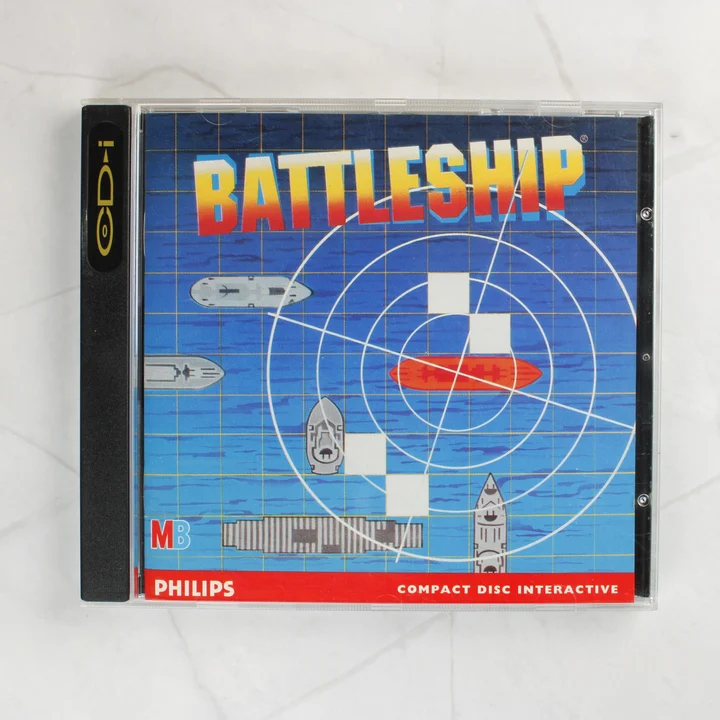 Battleship CD-i játék elülső borítója normál CD-tokban