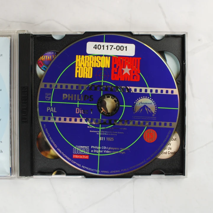 Patriot Games Philips CD-i első lemez a tokban