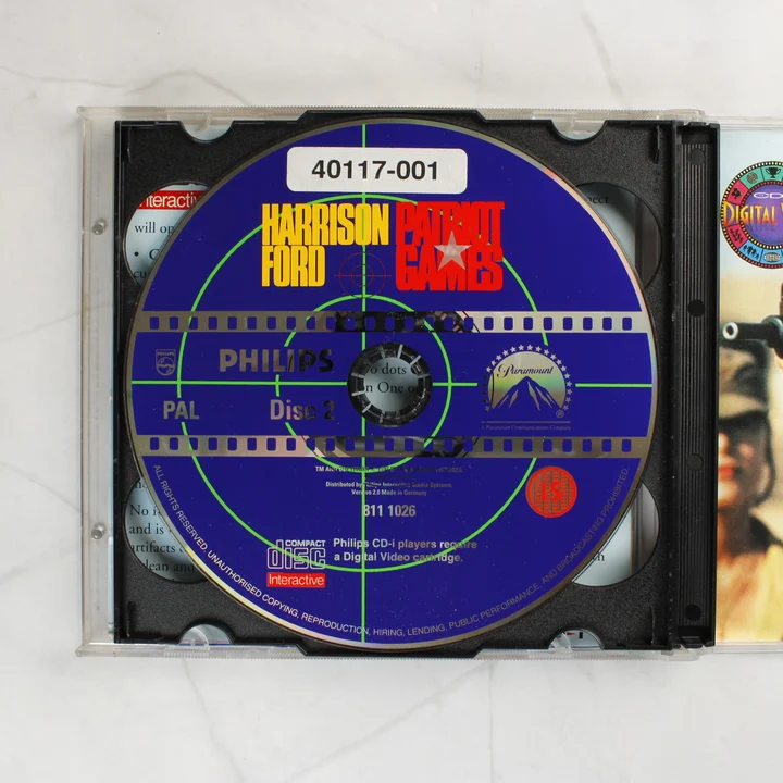 Patriot Games Philips CD-i második lemez a tokban
