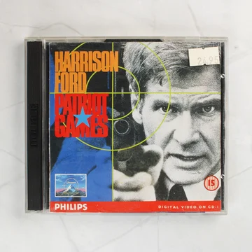 Patriot Games Philips CD-i film előlapja Harrison Ford képével