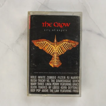 The Crow: City of Angels filmzene kazetta elölnézete a borítóval