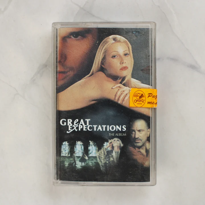 Great Expectations filmzene magnókazetta elölnézete a tokban