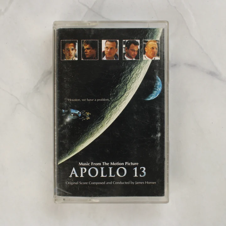 Apollo 13 filmzene kazetta elölnézete a tokban