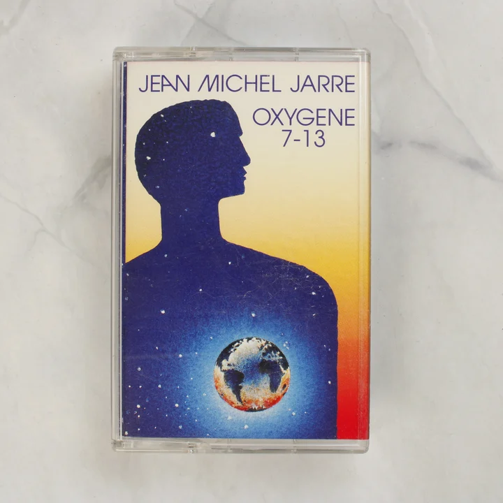 Jean Michel Jarre Oxygene 7-13 magnókazetta elölnézete tokban
