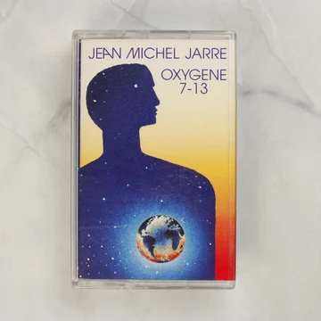 Jean Michel Jarre Oxygene 7-13 magnókazetta elölnézete tokban