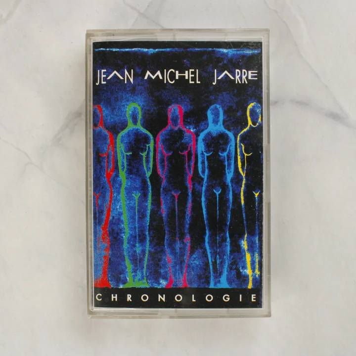 Jean-Michel Jarre Chronologie magnókazetta elölnézete tokban
