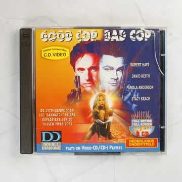 Good Cop Bad Cop Video-CD előlapi borítója műanyag tokban