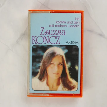 Koncz Zsuzsa Ich komm und geh mit meinen Liedern magnókazetta elölnézete tokban
