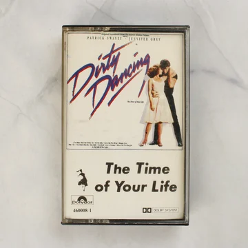 Dirty Dancing filmzene kazetta tokban, elölnézetből