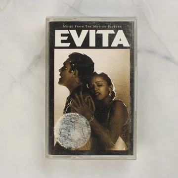 Evita filmzene kazetta elölnézete tokban
