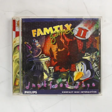Family Games II Junk Food Jive CD-i játék előlapi borítója