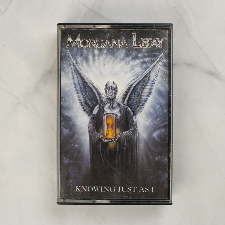 Morgana Lefay Knowing Just As I magnókazetta elölnézete a borítóval