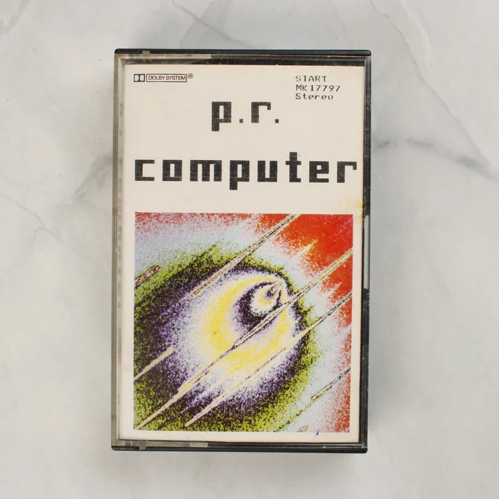 P.R. Computer magnókazetta borítója