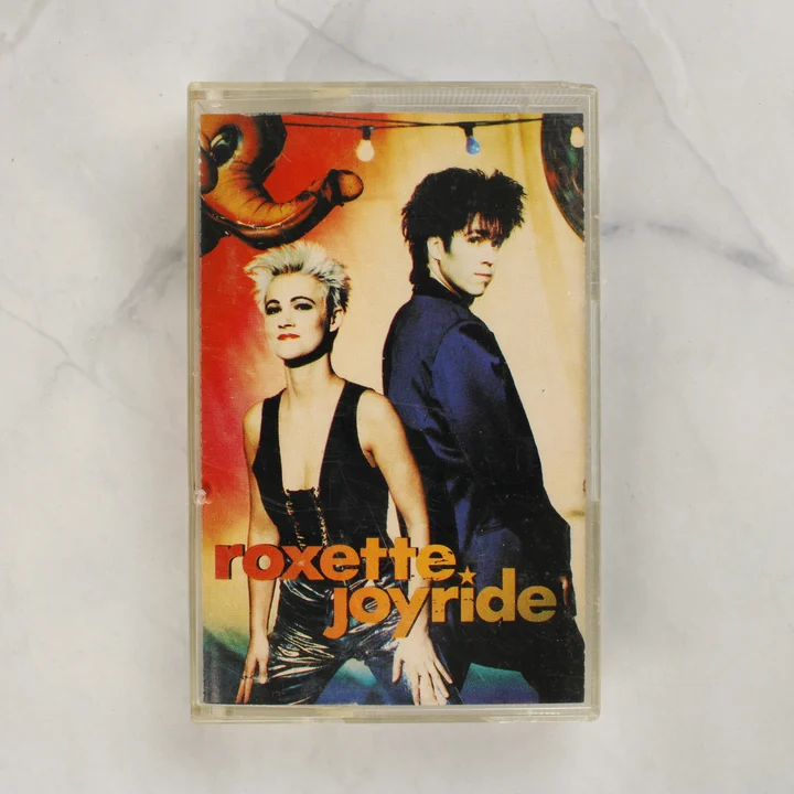 Roxette Joyride magnókazetta elölnézete tokban
