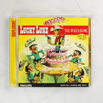 Lucky Luke: The Video Game Philips CD-i játék előlapja