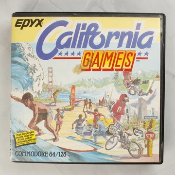 California Games Commodore 64 játék borítója