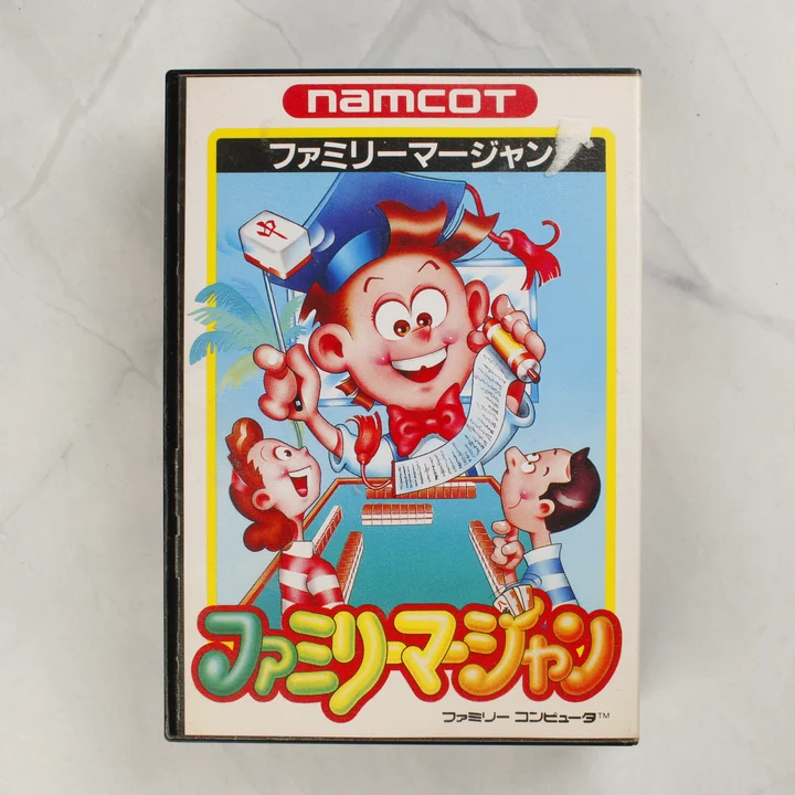 Namcot Family Mahjong Famicom játék doboza elölről