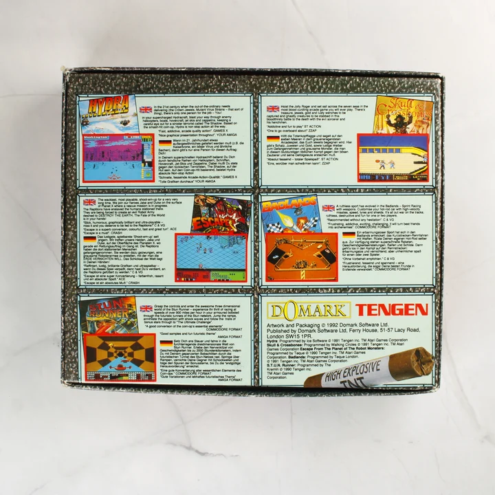 A TNT 2 videójáték dobozának hátoldala