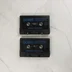 Két fekete Commodore 64 kazetta a Dark Force válogatásból