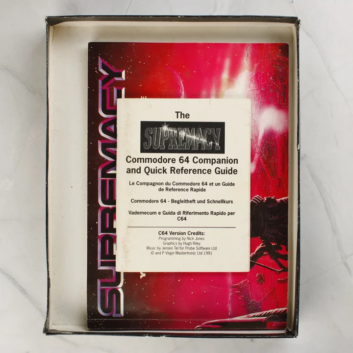 Supremacy C64 útmutató A Supremacy Commodore 64 kiegészítő útmutatója