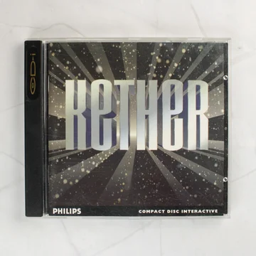 Kether CD-i videójáték előlapja normál CD-tokban