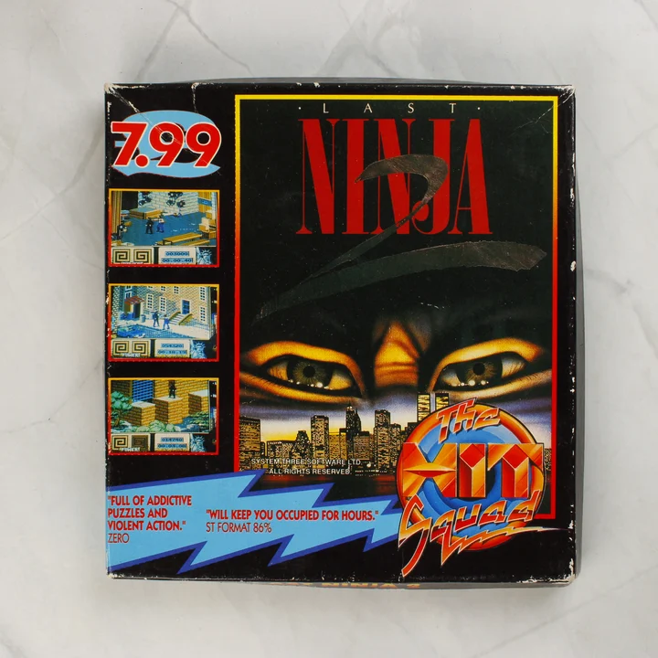 Last Ninja 2 videójáték dobozának előlapja