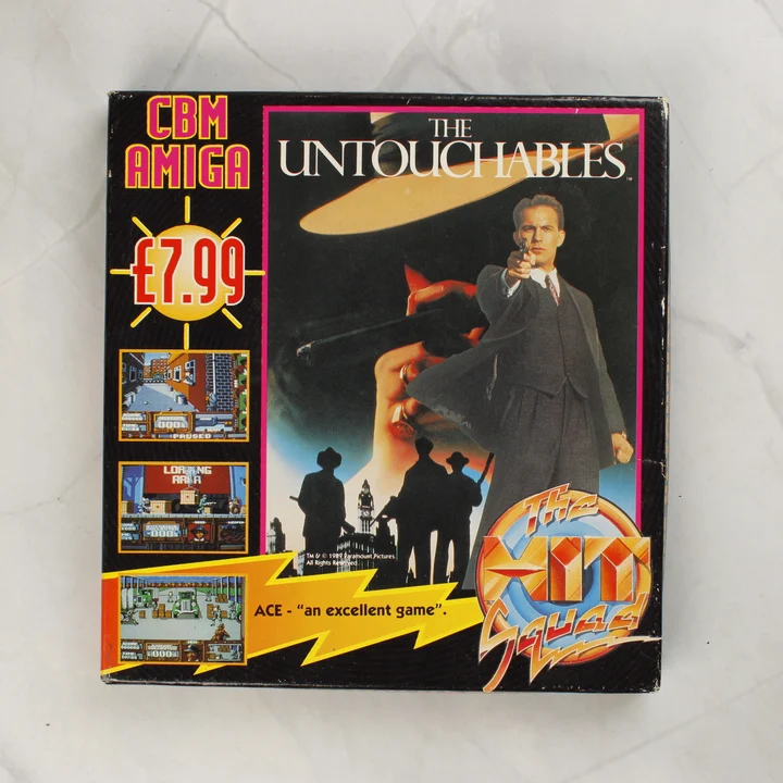 The Untouchables Amiga doboz The Untouchables Amiga játék dobozának eleje