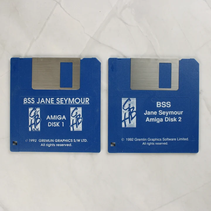 B.S.S. Jane Seymour Amiga floppy lemezek