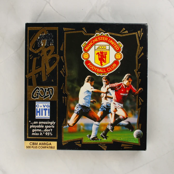 Manchester United Amiga játék dobozának eleje