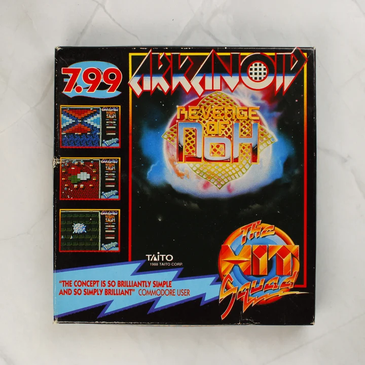 Az Arkanoid: Revenge of Doh videójáték dobozának előlapja