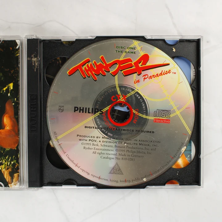 Thunder in Paradise CD-i első lemez a tokban