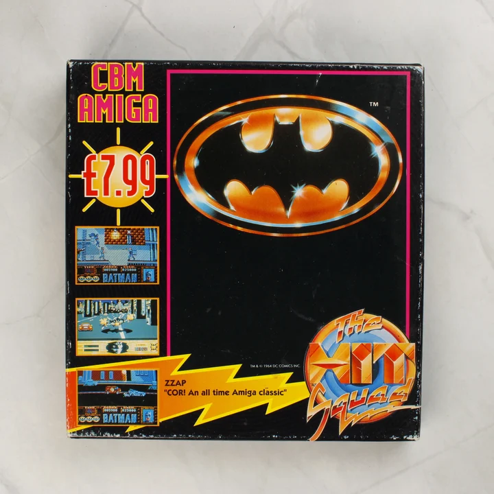 Batman The Movie Amiga játék dobozának eleje