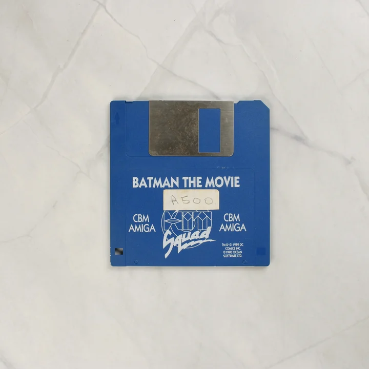 Batman The Movie kék floppy lemez