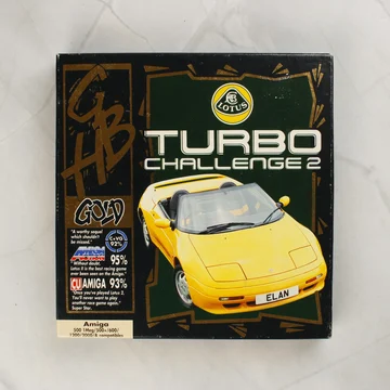 Lotus Turbo Challenge 2 Amiga játék dobozának eleje