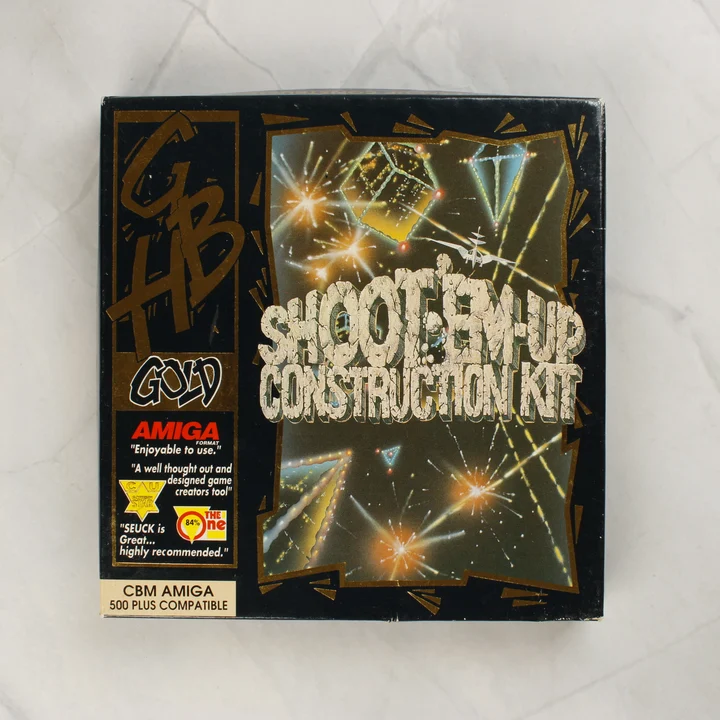 A Shoot-Em-Up Construction Kit Amiga játék dobozának előlapja